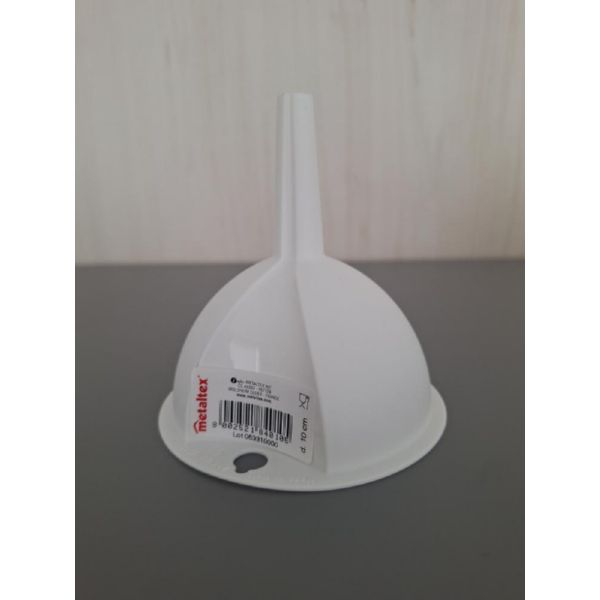 EMBUT 10CM PLASTIC BLANC METALTEX