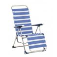 BUTACA RELAX ALUMINI FIBRELINE RATLLAT BLAU 4805ALF-1556 ALCO